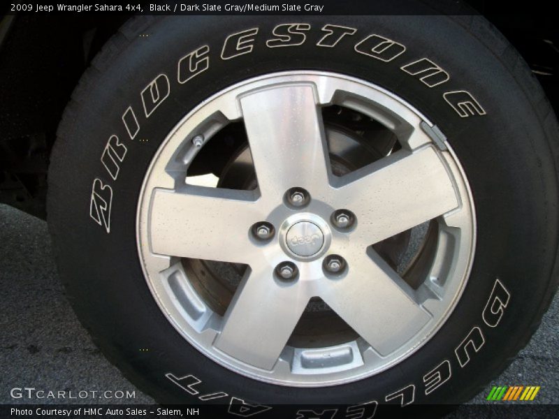 Black / Dark Slate Gray/Medium Slate Gray 2009 Jeep Wrangler Sahara 4x4