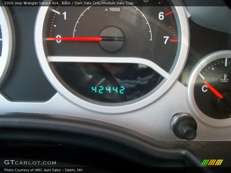 Black / Dark Slate Gray/Medium Slate Gray 2009 Jeep Wrangler Sahara 4x4