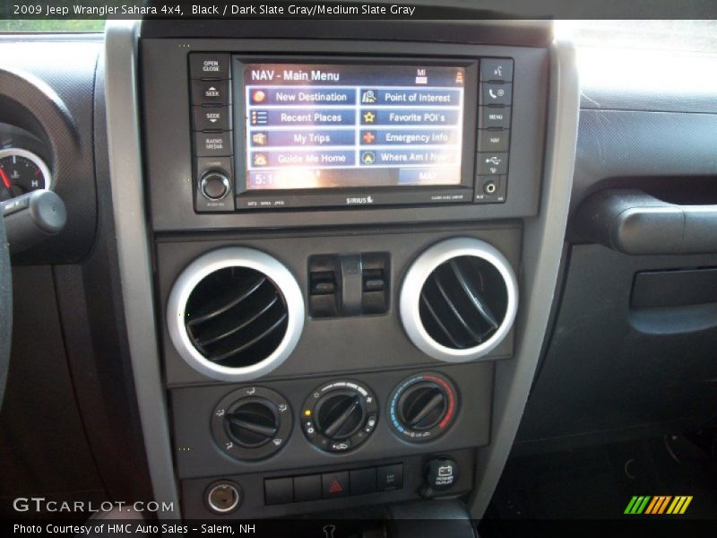 Black / Dark Slate Gray/Medium Slate Gray 2009 Jeep Wrangler Sahara 4x4