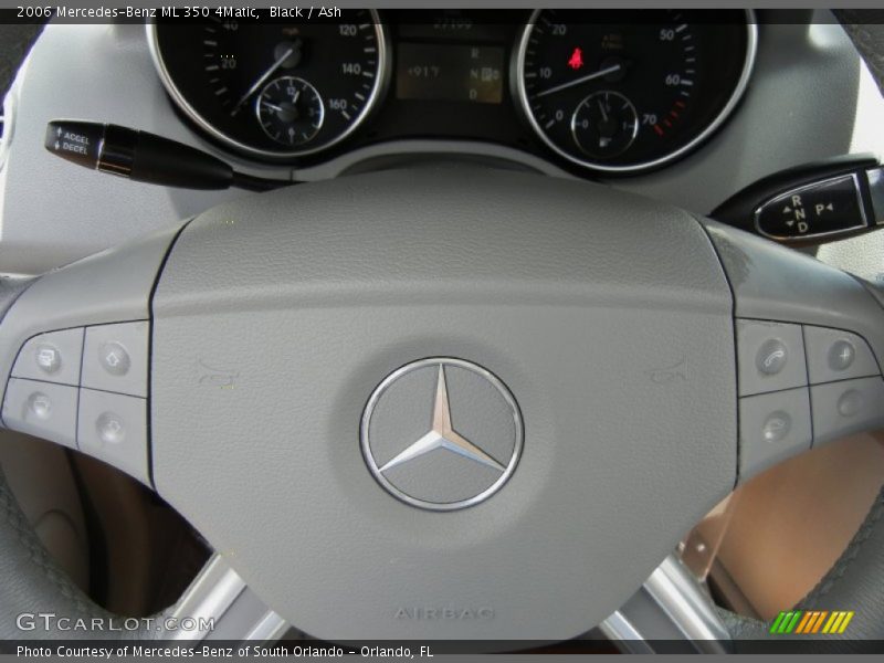 Black / Ash 2006 Mercedes-Benz ML 350 4Matic