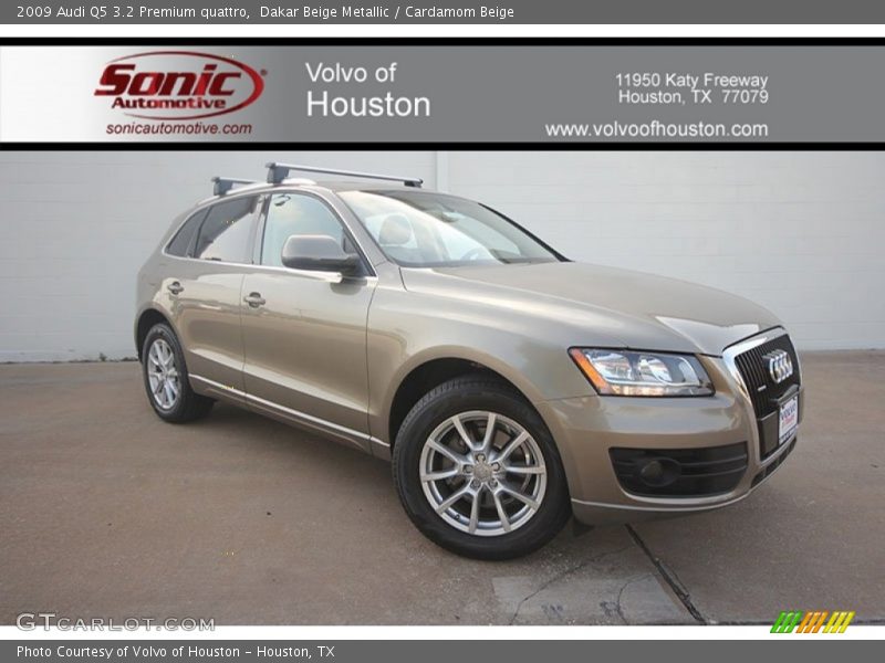 Dakar Beige Metallic / Cardamom Beige 2009 Audi Q5 3.2 Premium quattro