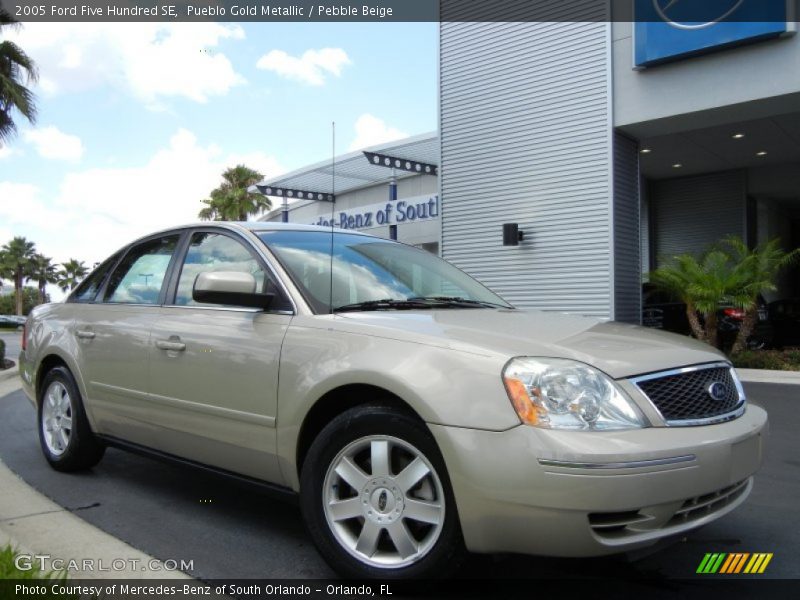 Pueblo Gold Metallic / Pebble Beige 2005 Ford Five Hundred SE