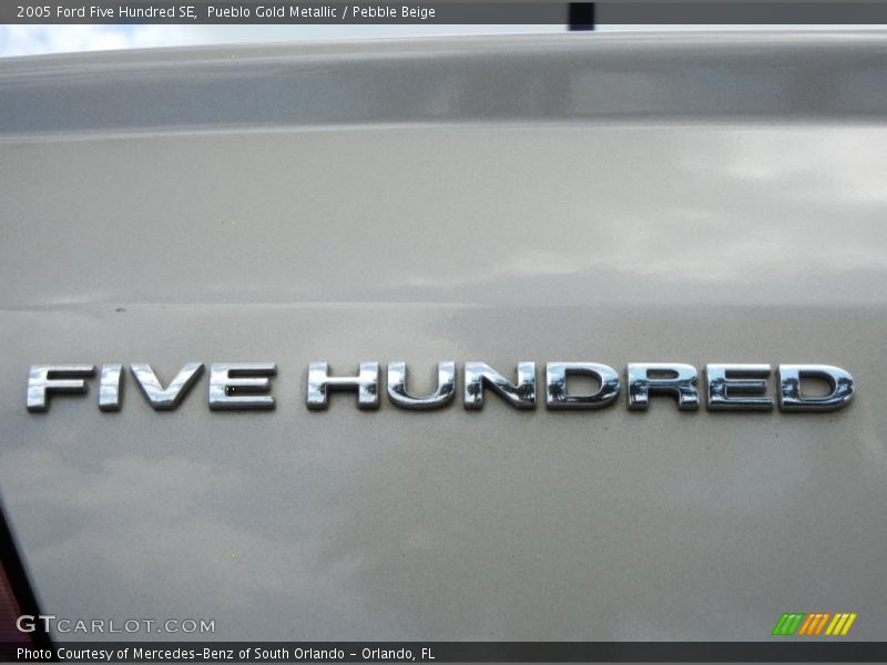 Pueblo Gold Metallic / Pebble Beige 2005 Ford Five Hundred SE