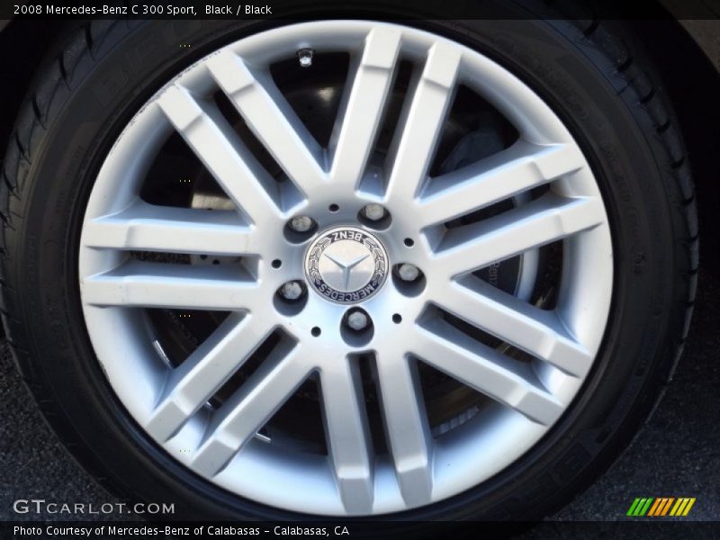 Black / Black 2008 Mercedes-Benz C 300 Sport