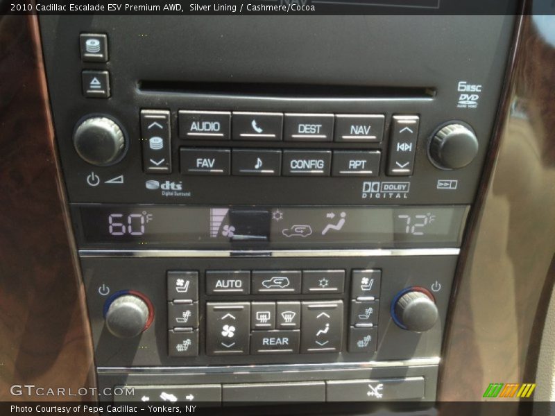 Silver Lining / Cashmere/Cocoa 2010 Cadillac Escalade ESV Premium AWD