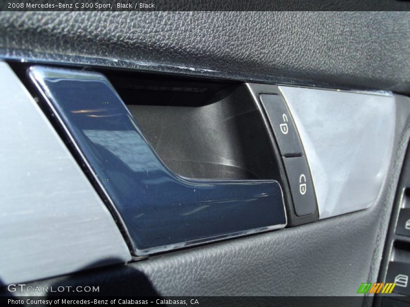 Black / Black 2008 Mercedes-Benz C 300 Sport