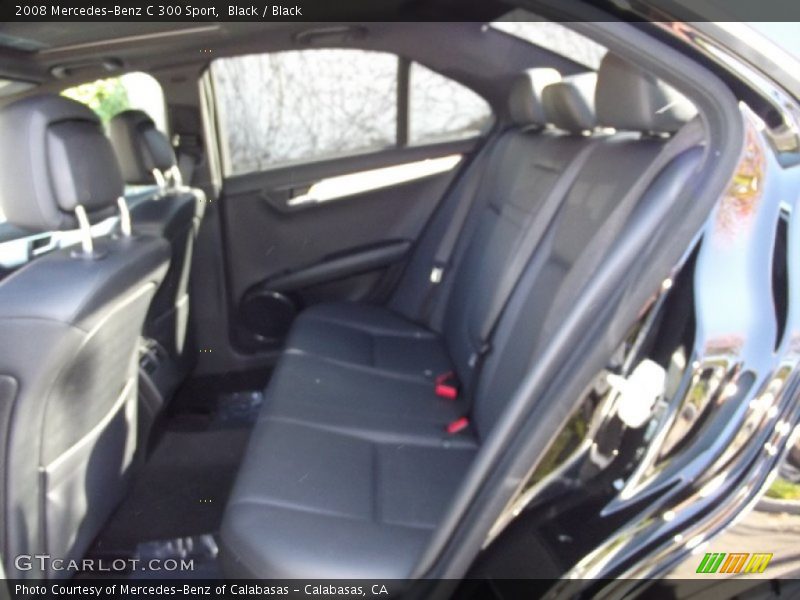Black / Black 2008 Mercedes-Benz C 300 Sport