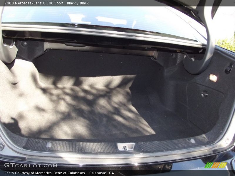 Black / Black 2008 Mercedes-Benz C 300 Sport