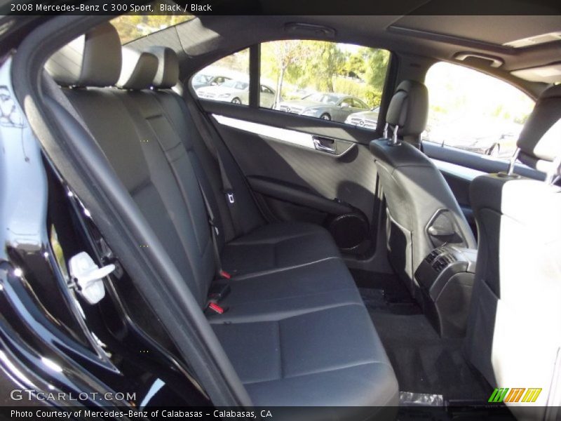 Black / Black 2008 Mercedes-Benz C 300 Sport