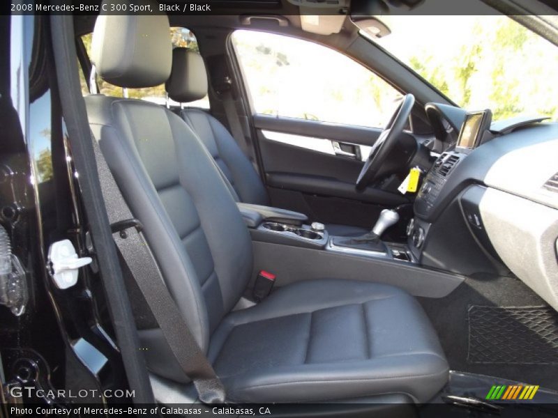 Black / Black 2008 Mercedes-Benz C 300 Sport