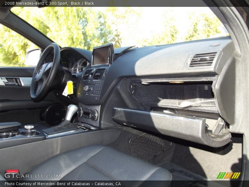 Black / Black 2008 Mercedes-Benz C 300 Sport