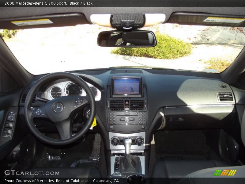 Black / Black 2008 Mercedes-Benz C 300 Sport