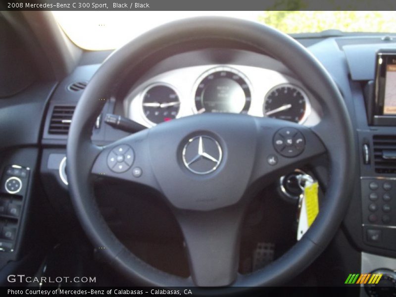 Black / Black 2008 Mercedes-Benz C 300 Sport