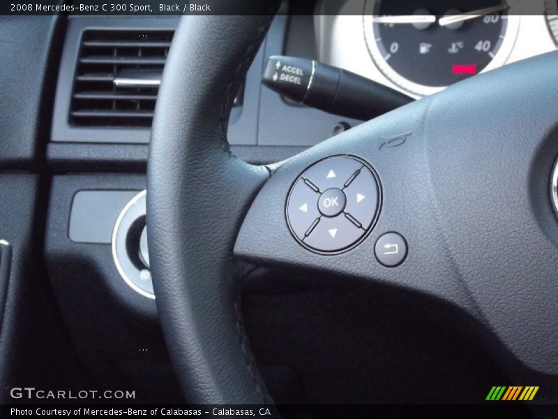 Black / Black 2008 Mercedes-Benz C 300 Sport