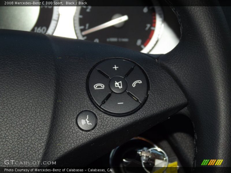 Black / Black 2008 Mercedes-Benz C 300 Sport