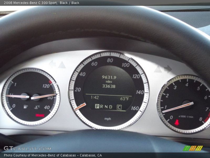 Black / Black 2008 Mercedes-Benz C 300 Sport