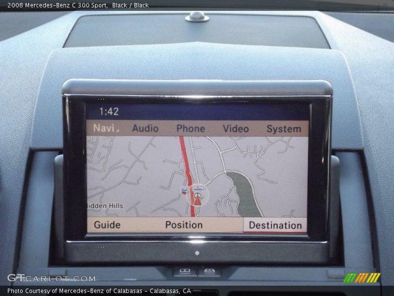 Black / Black 2008 Mercedes-Benz C 300 Sport