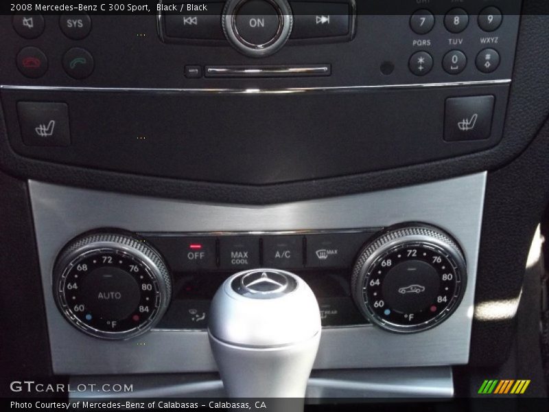 Black / Black 2008 Mercedes-Benz C 300 Sport
