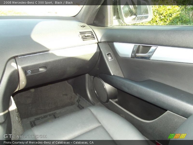 Black / Black 2008 Mercedes-Benz C 300 Sport