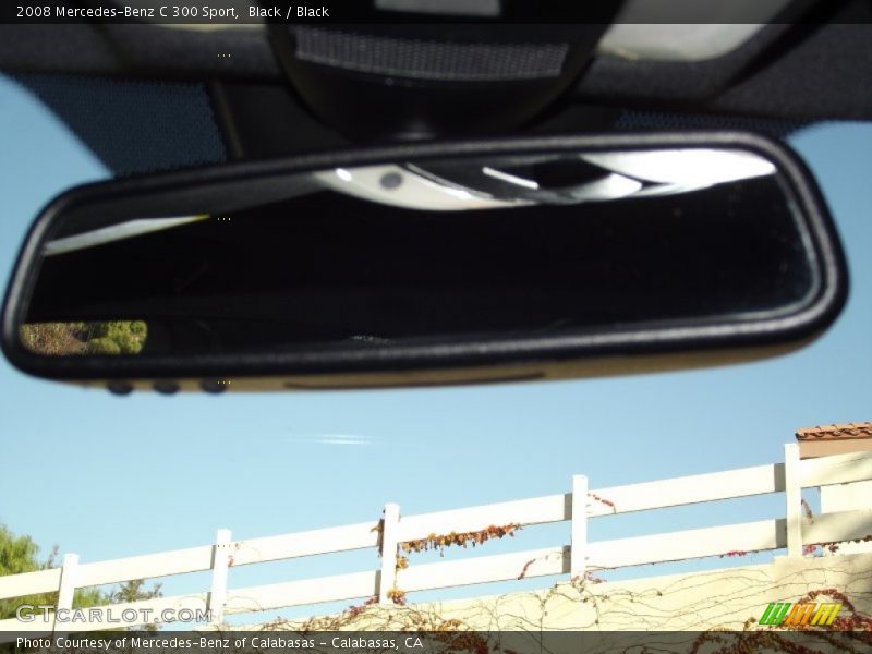Black / Black 2008 Mercedes-Benz C 300 Sport