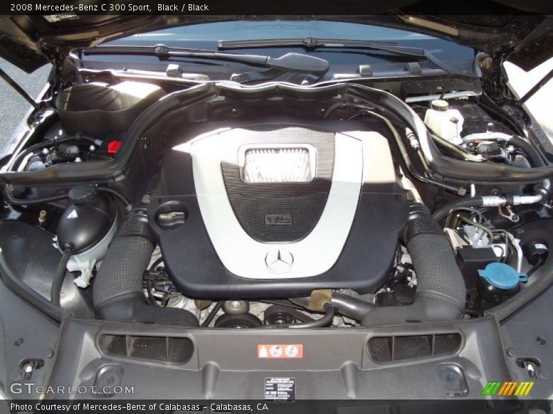 Black / Black 2008 Mercedes-Benz C 300 Sport