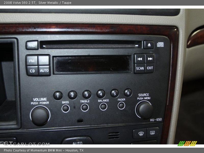 Silver Metallic / Taupe 2008 Volvo S60 2.5T