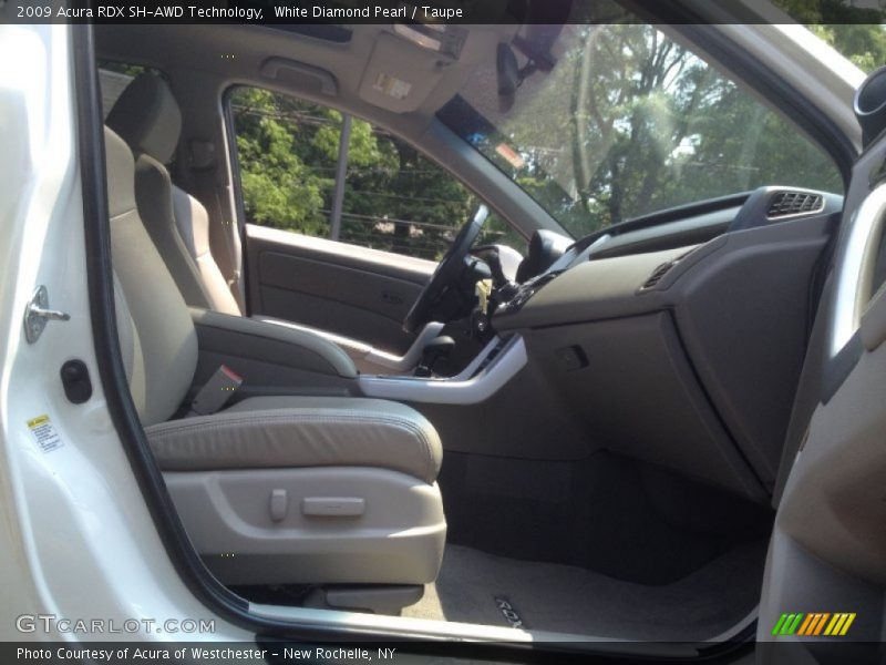 White Diamond Pearl / Taupe 2009 Acura RDX SH-AWD Technology