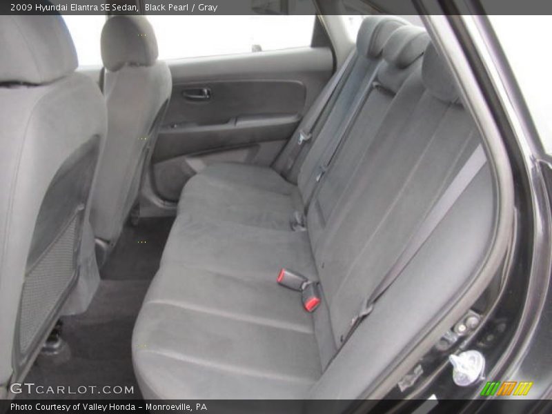 Black Pearl / Gray 2009 Hyundai Elantra SE Sedan