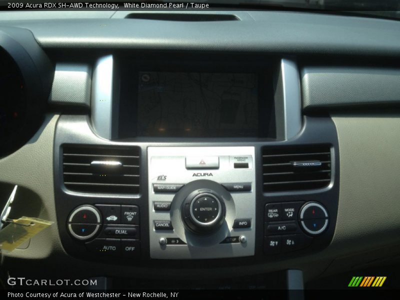 White Diamond Pearl / Taupe 2009 Acura RDX SH-AWD Technology