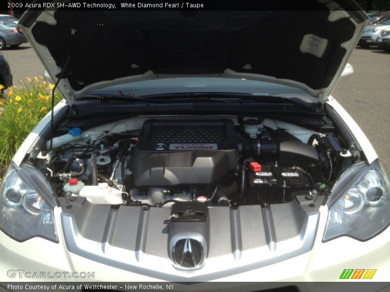 White Diamond Pearl / Taupe 2009 Acura RDX SH-AWD Technology