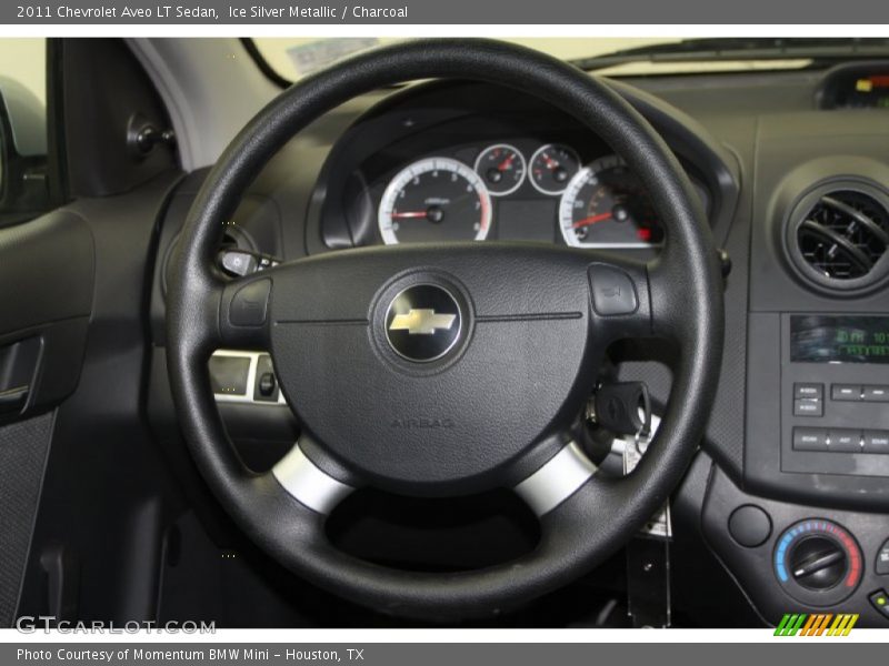 Ice Silver Metallic / Charcoal 2011 Chevrolet Aveo LT Sedan