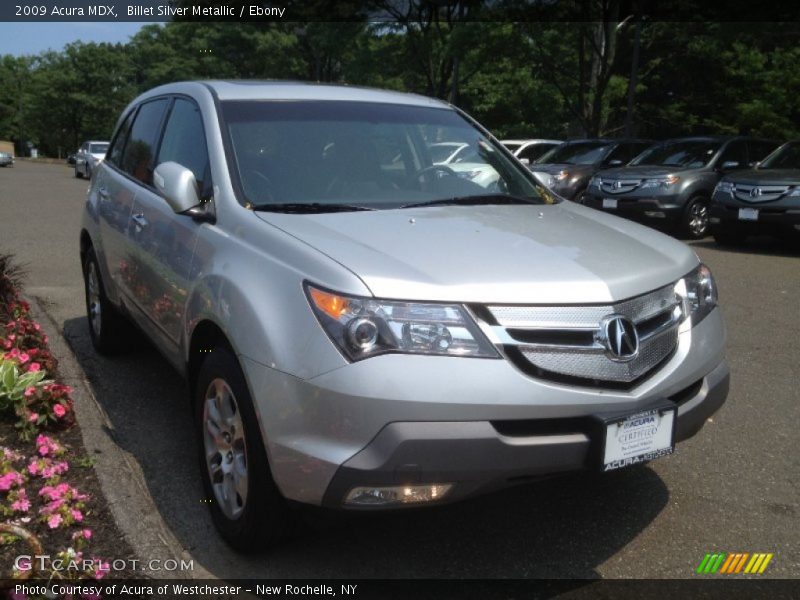 Billet Silver Metallic / Ebony 2009 Acura MDX