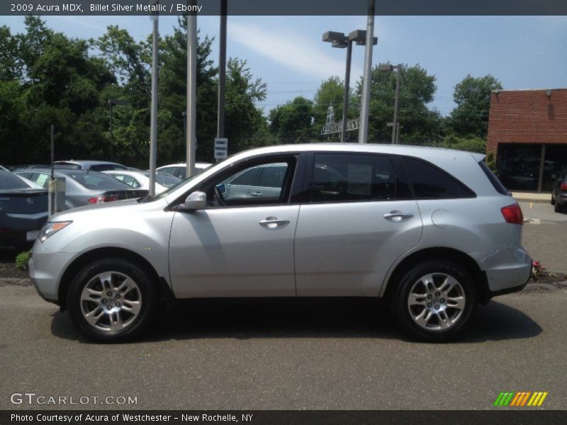 Billet Silver Metallic / Ebony 2009 Acura MDX