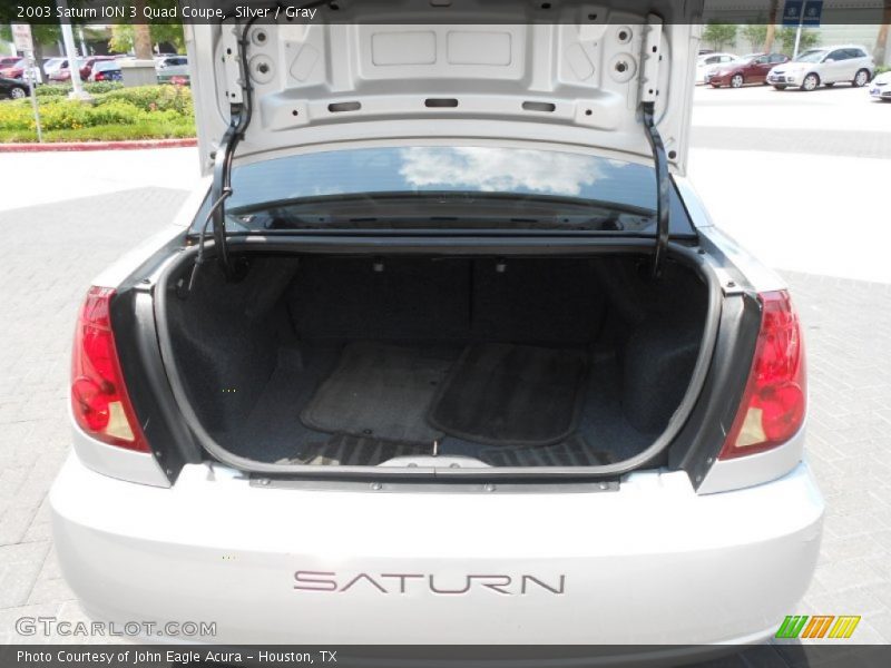Silver / Gray 2003 Saturn ION 3 Quad Coupe
