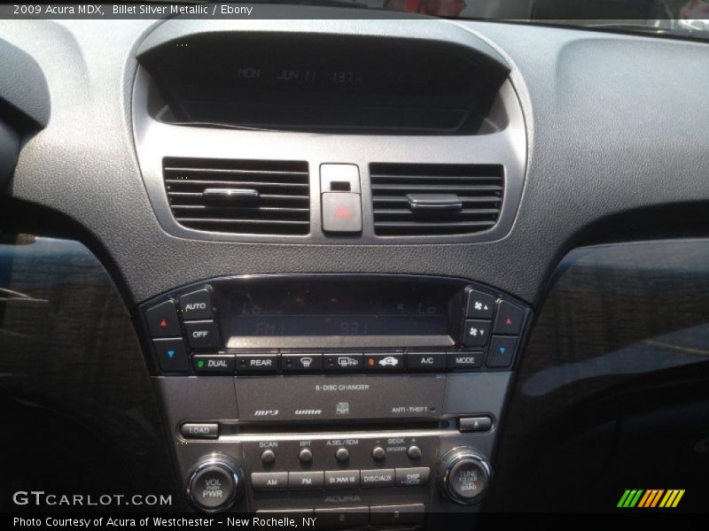Billet Silver Metallic / Ebony 2009 Acura MDX