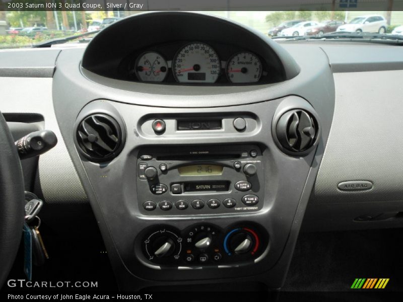 Silver / Gray 2003 Saturn ION 3 Quad Coupe