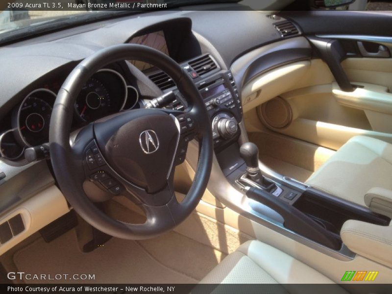Mayan Bronze Metallic / Parchment 2009 Acura TL 3.5