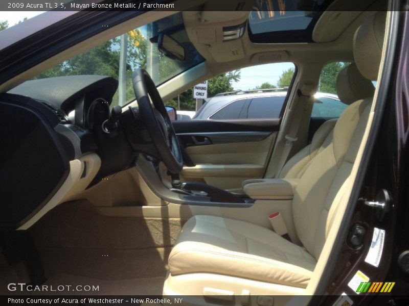 Mayan Bronze Metallic / Parchment 2009 Acura TL 3.5