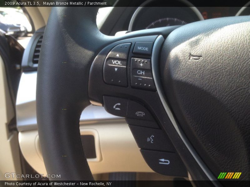 Mayan Bronze Metallic / Parchment 2009 Acura TL 3.5