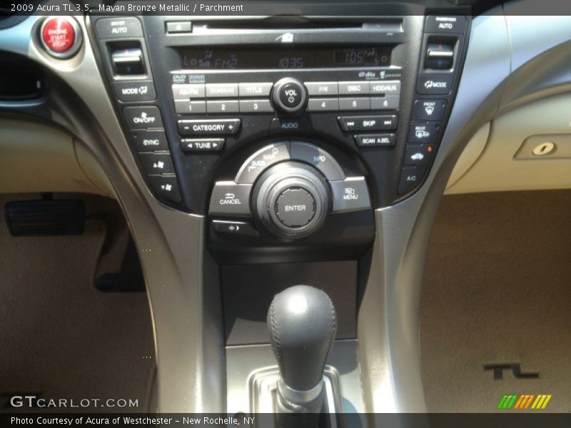 Mayan Bronze Metallic / Parchment 2009 Acura TL 3.5