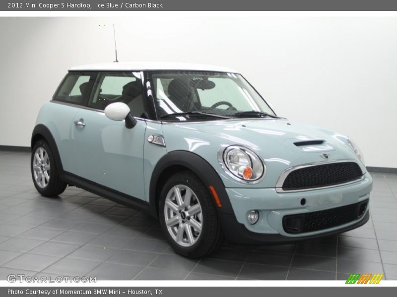Ice Blue / Carbon Black 2012 Mini Cooper S Hardtop
