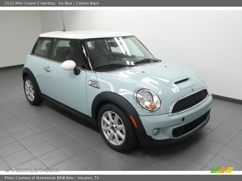 Ice Blue / Carbon Black 2012 Mini Cooper S Hardtop