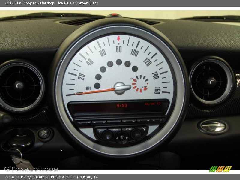 Ice Blue / Carbon Black 2012 Mini Cooper S Hardtop