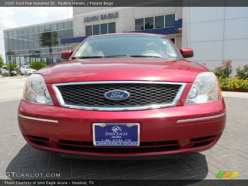 Redfire Metallic / Pebble Beige 2005 Ford Five Hundred SE