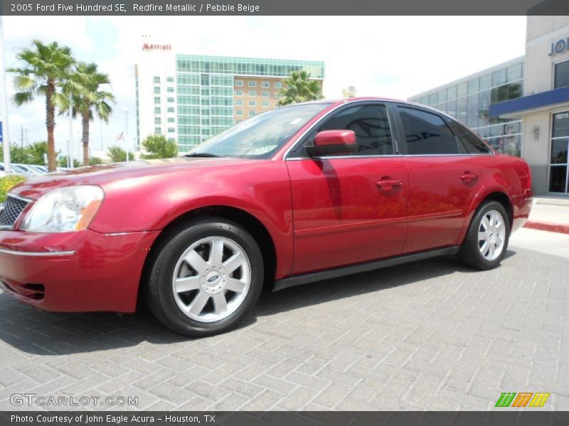 Redfire Metallic / Pebble Beige 2005 Ford Five Hundred SE