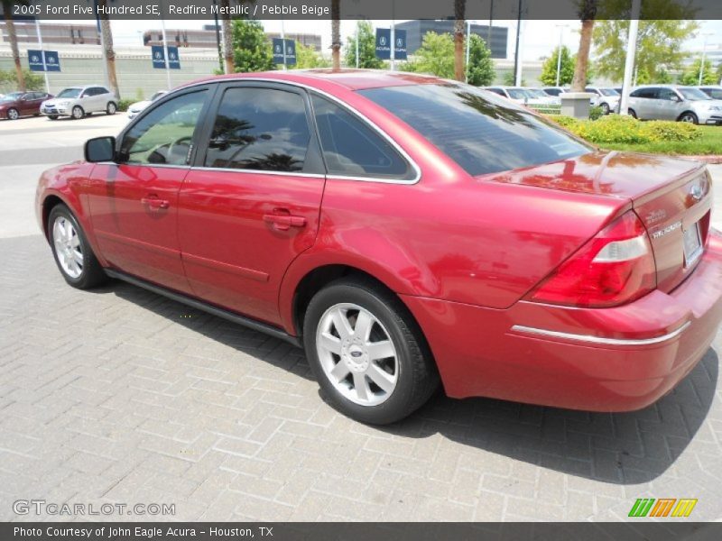 Redfire Metallic / Pebble Beige 2005 Ford Five Hundred SE