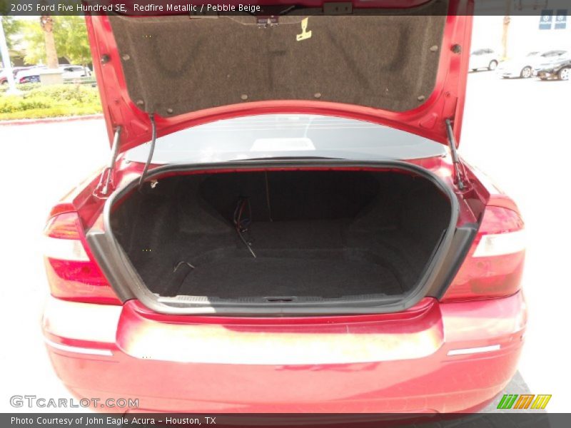 Redfire Metallic / Pebble Beige 2005 Ford Five Hundred SE