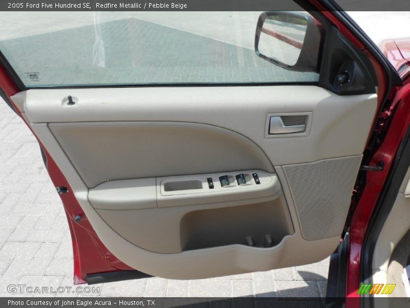 Redfire Metallic / Pebble Beige 2005 Ford Five Hundred SE