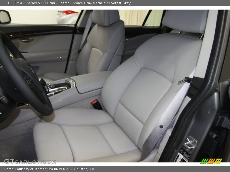 Space Gray Metallic / Everest Gray 2012 BMW 5 Series 535i Gran Turismo