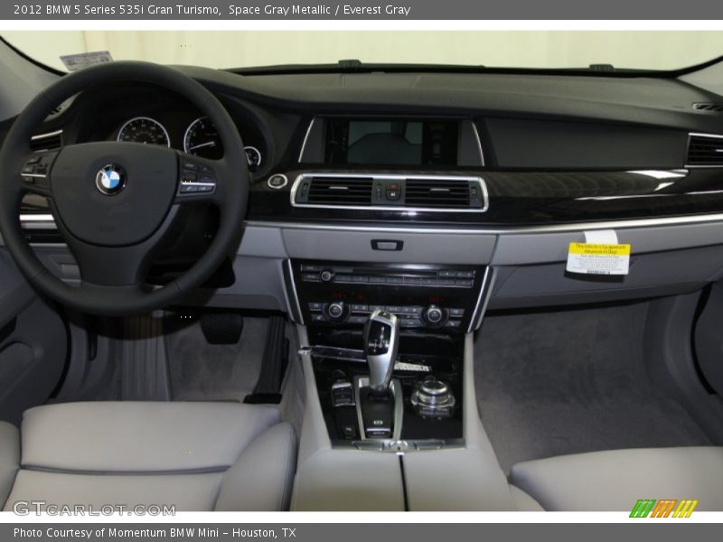 Space Gray Metallic / Everest Gray 2012 BMW 5 Series 535i Gran Turismo